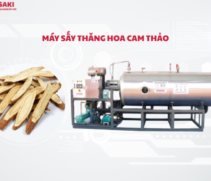 Máy sấy thăng hoa cam thảo 5kg, 50kg, 100kg cho sản xuất dược liệu