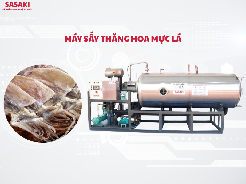 Máy sấy thăng hoa mực lá giữ trọn vị ngọt, bảo toàn nguyên vẹn cấu trúc