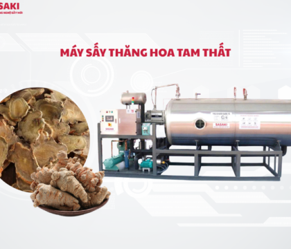 Máy sấy thăng hoa tam thất giữ trọn dược tính, hương thơm dược liệu