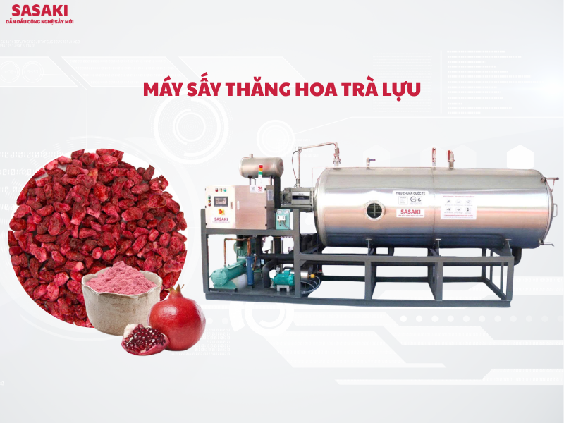 Máy sấy thăng hoa trà lựu nâng tầm sản phẩm trà trái cây cao cấp