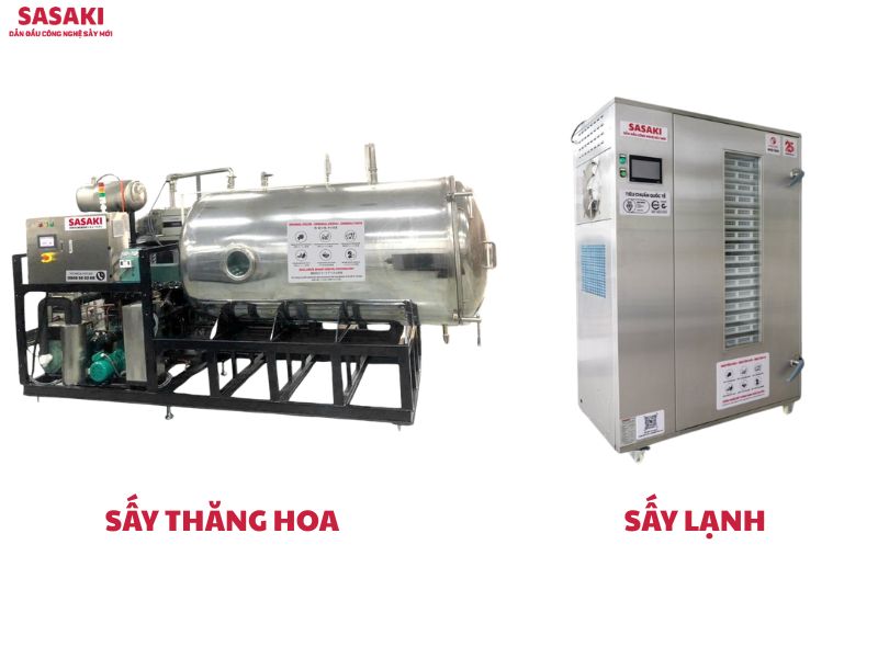 Sấy thăng hoa khác sấy lạnh như thế nào?
