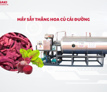 Máy sấy thăng hoa củ cải đường đa dạng công suất