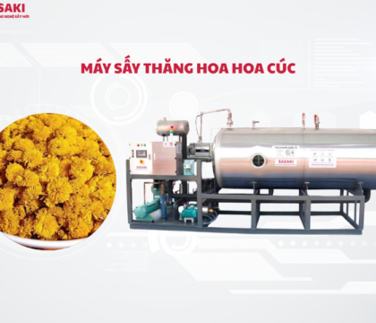 Máy sấy thăng hoa hoa cúc giữ màu và hương thơm tự nhiên