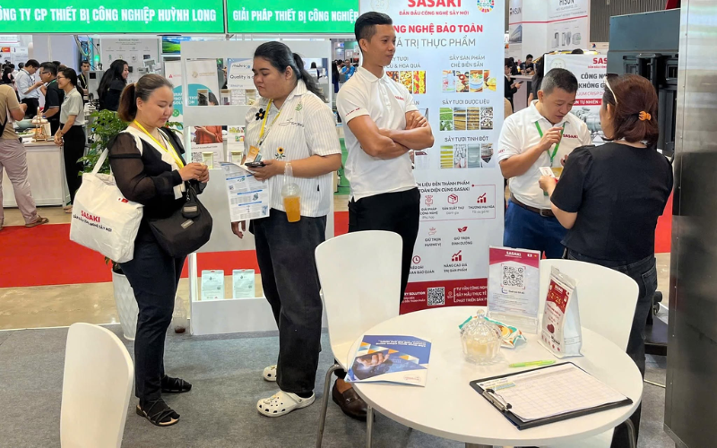 Sasaki đồng hành cùng doanh nghiệp từ nguyên liệu đến thành phẩm