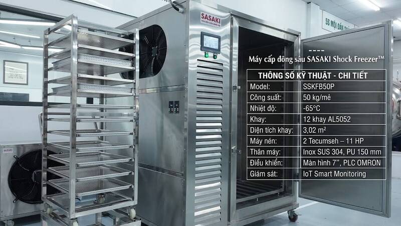Máy cấp đông sâu SSKFB50P