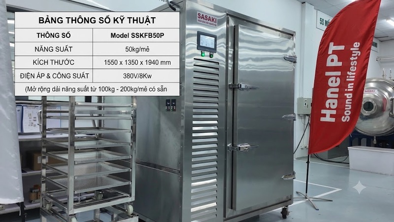 Máy SASAKI SSKFB50P – cấp đông sâu -65°C