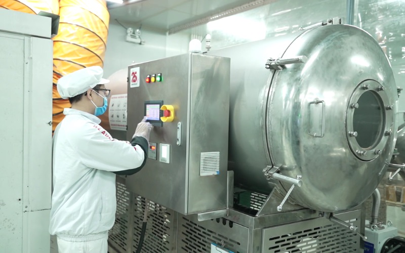 Quy trình cấp đông bông cải xanh chuẩn SASAKI