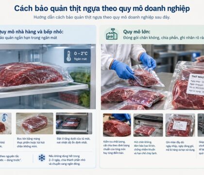 Cách bảo quản thịt ngựa cho nhà hàng đặc sản và cơ sở chế biến