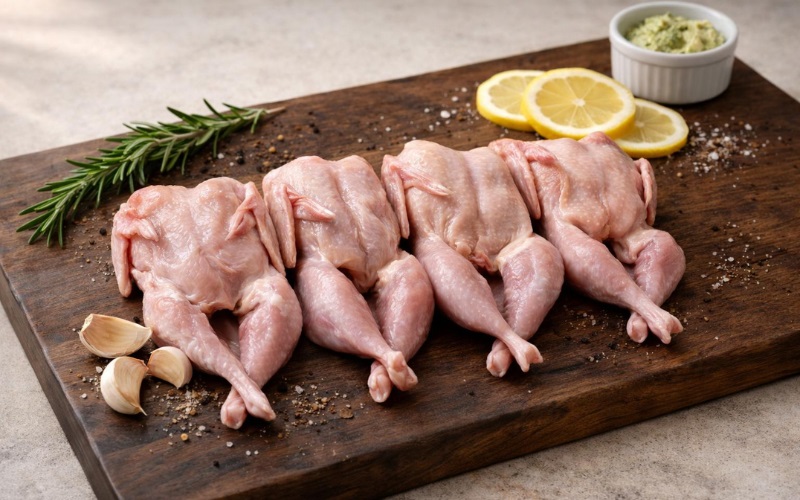 Chim cút bị mềm nhũn khi rã đông