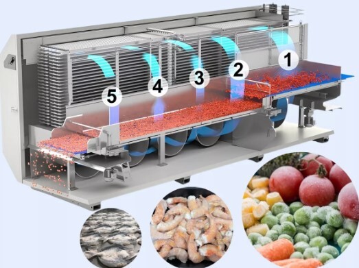 Hình ảnh minh họa: Nguyên lý hoạt động công nghệ iqf